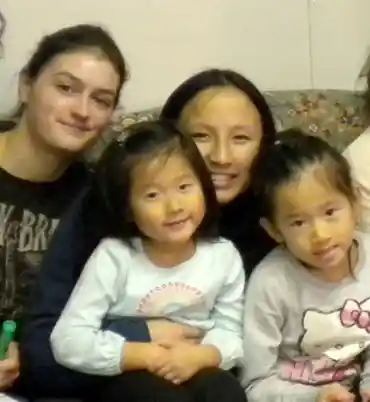 group of women and kids